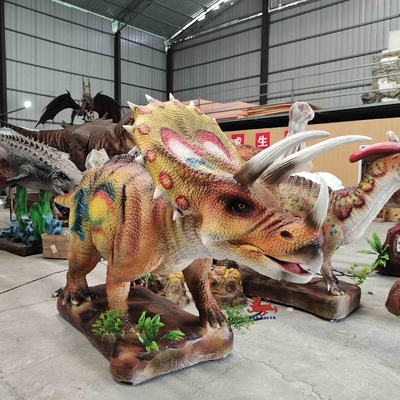 Buy Bespoken  Amusement Park Eyes Blinking Dinosaur Triceratops Model online manufacture