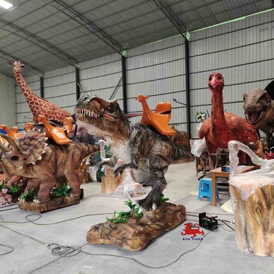 Buy Animatronic T Rex Dinosaur Ride Sunproof Waterproof Artificial Dinosaur online manufacture