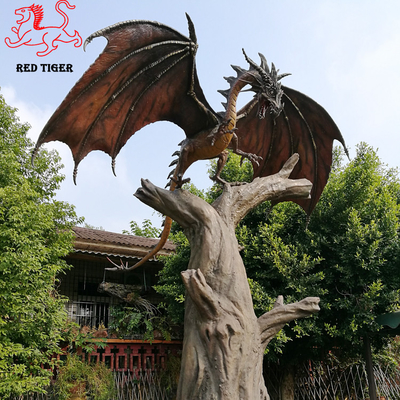 Good price Theme Park Custom ผลิตภัณฑ์ไฟเบอร์กลาส Sunproof Animal Life Size Statues ออนไลน์