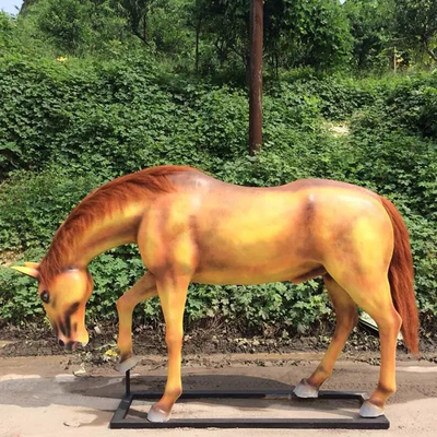 Buy Fiberglass Cow Statue Life Size Fiberglass Animal Sculptures online manufacture