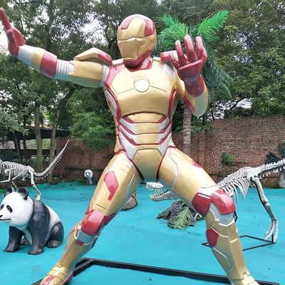 Good price ผลิตภัณฑ์ไฟเบอร์กลาสที่กำหนดเองกันน้ำเรซิ่น Marvel Iron Man Statue ออนไลน์