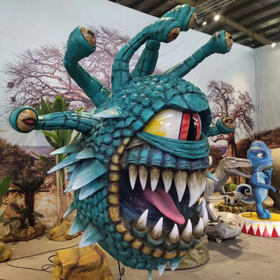 Buy Handmade Lifelike Animatronic Dragons Simulation Beholder Sculpture With Movements online manufacture