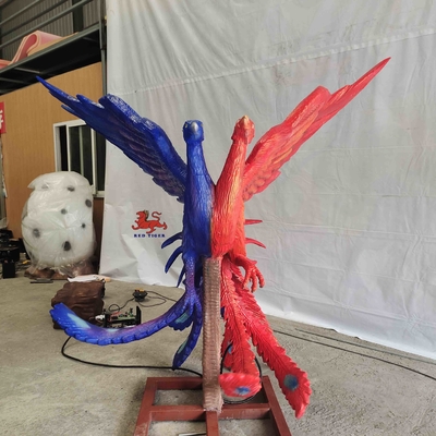 RCC bestätigte realistische Animatronic Tier-chinesische alte Tier-Wellensittiche