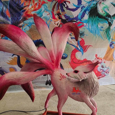 Buy Electronic Handcrafted Realistic Creatures Chinese Mythology Animal Nine Tailed Fox online manufacture