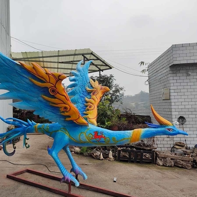 Buy Life Size Animatronics Electronic Handcrafted  Chinese Mythical Creatures Luan Niao online manufacture