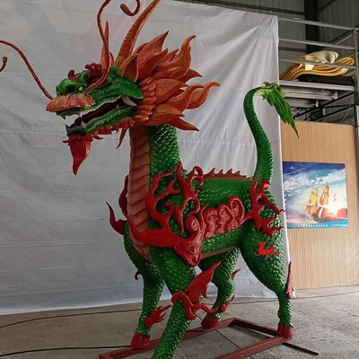 Buy Stuffed Props Realistic Animals For Hire With Motion And Sound Customization Qilin online manufacture