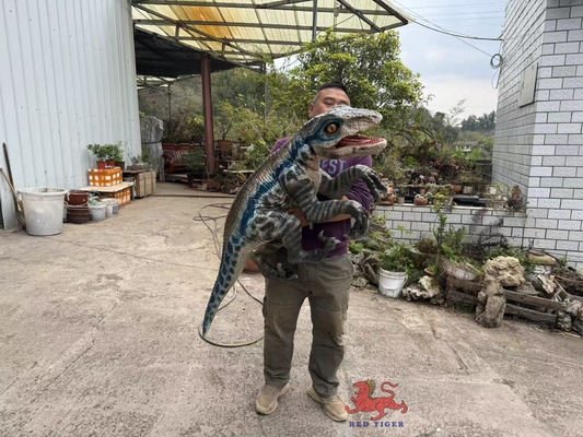 Buy Customized Realistic Baby Animatronics Dinosaur Hand Puppet online manufacture
