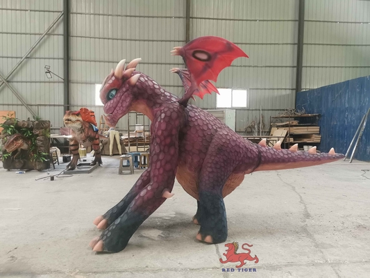 Giá tốt. Công viên phiêu lưu Carnival Parade hấp dẫn Animatronic thực tế Dragon trang phục trực tuyến