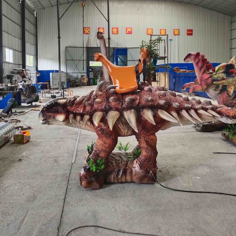 What Dinosaur Is Ridable Electric Ride On Animated Rideable Dinosaur Animatronic Ankylosaurus ...
