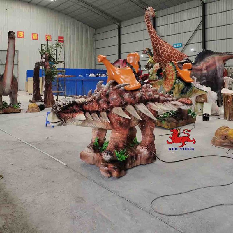 What Dinosaur Is Ridable Electric Ride On Animated Rideable Dinosaur Animatronic Ankylosaurus ...