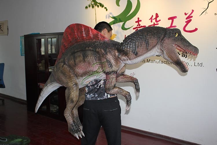 Manual Operation Lifelike Realistic Dinosaur Puppet For Adults CE ISO