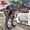Traje de dinossauro realista em tamanho natural, traje de dinossauro carnotaurus para atuação