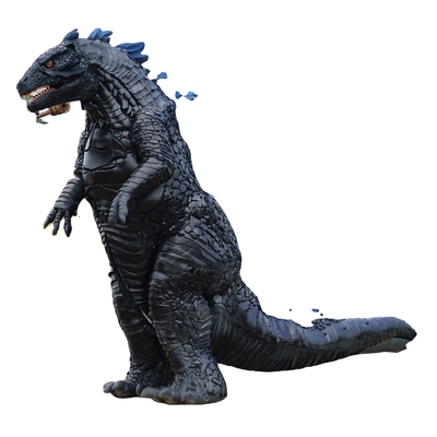 Godzilla Kostümü Gerçekçi Dinozor Kostümü Yetişkin Yaşı 110V 220V