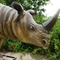Waterproof Realistic Animatronic Animals Rhinoceros Sondaicus Model