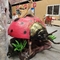 Theme Park Realistic Animatronic Ladybug Model Natural Color