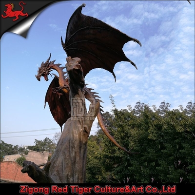 Theme Park Custom Fiberglass Products Sunproof Animal Life Size Statues
