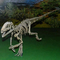 Realistische dinosaurusskeletreplica / Jurassic World-replica voor binnen