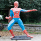 Glasvezel Marvel Spider Man-standbeeld Levensgroot Spiderman-standbeeld
