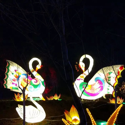 50cm-30m Chinese Festival Lantern , Show Silk Outdoor Lanterns