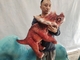 Hand Control Baby Animatronic Dinosaur Triceratops Puppet for Sale