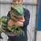 Cutest popular customizable large simulation waterproof Animatronic Dinosaur baby toy in hands for Theme Park