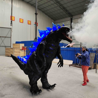 Terno real feito a mão de corrida do dinossauro do traje do dinossauro