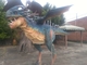 Pokaz na żywo w parku rozrywki Prawdziwie wyglądające dinozaury