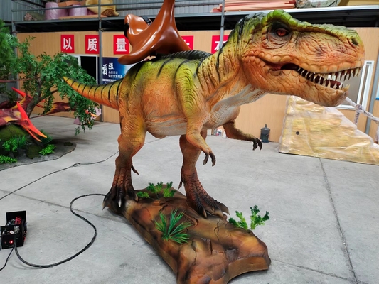 CE RoHs Dinosaur Animatronik Realistis, Model Dinosaur Tampilan Alami Daya tahan Tinggi