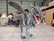 Artificial Interactive Realistic Dinosaur Costume Customized For Outdoor Amusement Park