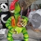 Biomimética de dibujos animados modelo de dinosaurio Animatronic Dino Band para el parque temático