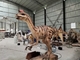 Parasaurolophus modello animatronico per il parco dei dinosauri