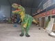 Kostum dinosaurus dewasa untuk dijual dinosaurus berjalan alat peraga film menunjukkan T-Rex Hijau
