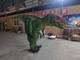 Traje de dinossauro adulto para venda Dinossauro andando filme adereços mostra Green T-Rex