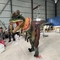 Dilophosaurus kostuum met bewegende kroon Animatronische dinosaurus feest voorwerpen