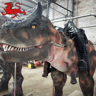 Good price Levensgroot realistisch Dino-kostuum, Carnotaurus-dinosauruskostuum om op te treden online