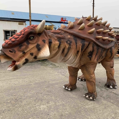 Good price Natuurlijke kleur Realistisch dinosauruskostuum Handmatige bediening Ankylosaurus-kostuum online
