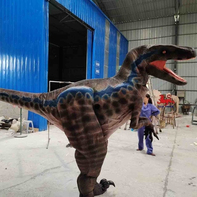 Realistyczny kostium dinozaura ukryte nogi kostium drapieżnika