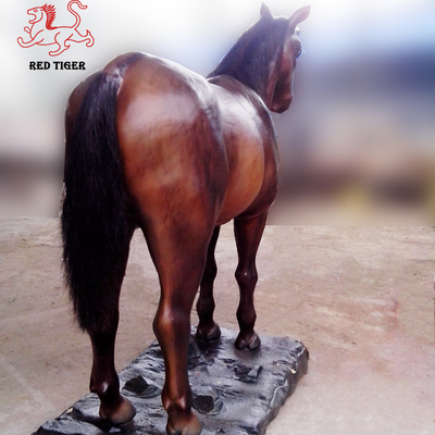 Good price Estátuas de resina de animais personalizadas Animatrônicas em tamanho real Esculturas de cavalos on-line