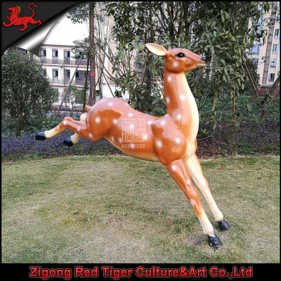 Un buon prezzo. Resina di statue di animali da giardino su misura in vetroresina a prova di sole in linea
