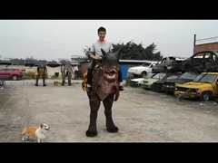 Handmade Simulation Animatronic Dinosaur Costume In Costume Party