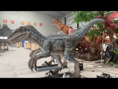 Life Size Realistic Animatronic Dinosaur Velociraptor Model Theme Park Dinosaur