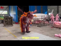 Theme Park Exhibitions Realistic Animatronic Dragon Costume 12 Months Warranty