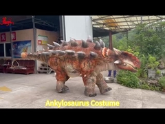 Customized Performance Realistic Animatronic Ankylosaurus Dinosaur Double Costume