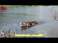 New Realistic Animatronic Remote Control Swimming Robot Crocodile
