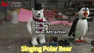 Singing Polar Bear Animatronic For Sale