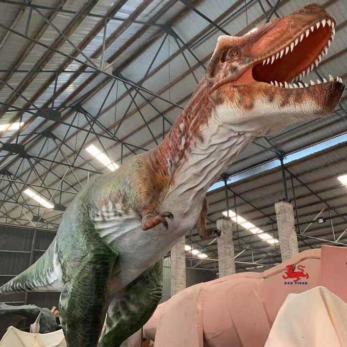 Theme Park  Realistic Animatronic Dinosaur T Rex With Movement / Sound Customization 1